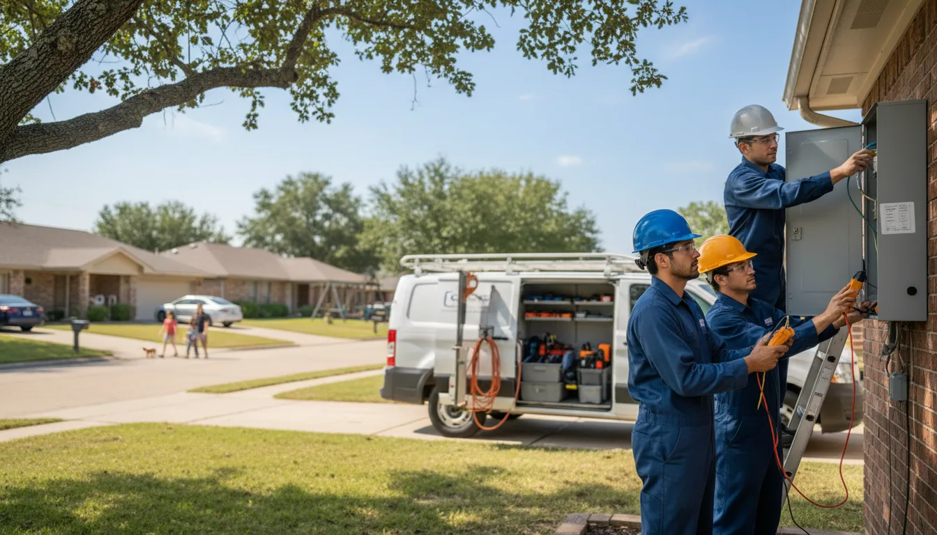 Certified electrician providing emergency electrical services in Vanderbilt, MI